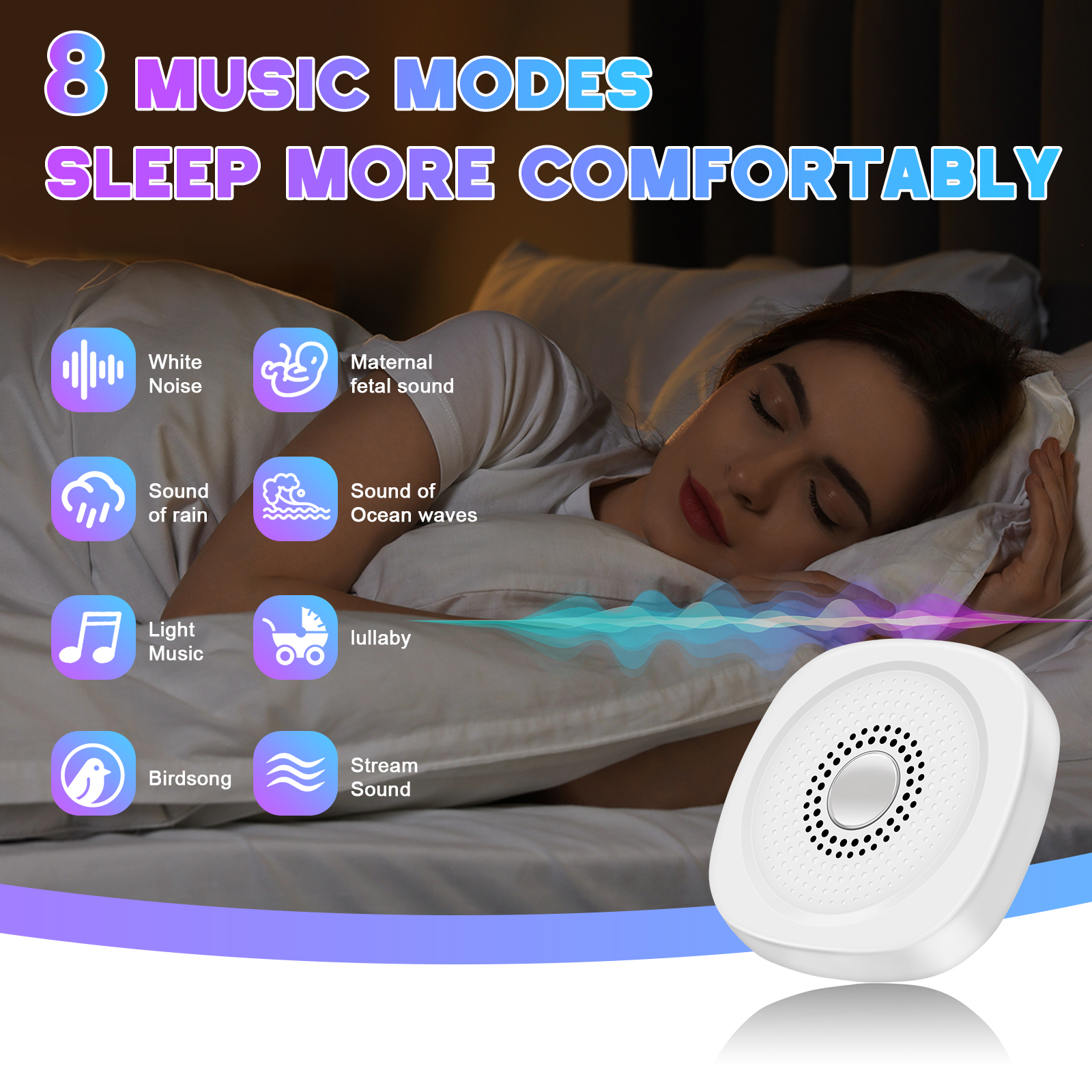 White Noise Sound Machine with - Audio Music Maker recensie en prijs