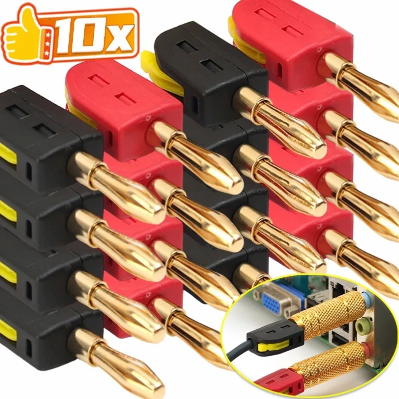 No Solder Banana Plug Quick Wi - Audio Music Test recensie en prijs