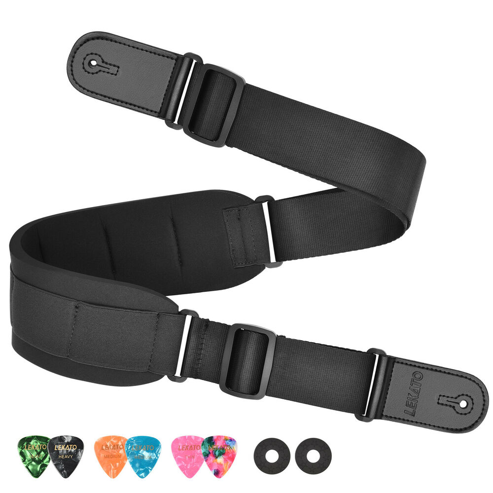 LEKATO Guitar Strap Holder Bel - Guitar Strap Padded recensie en prijs