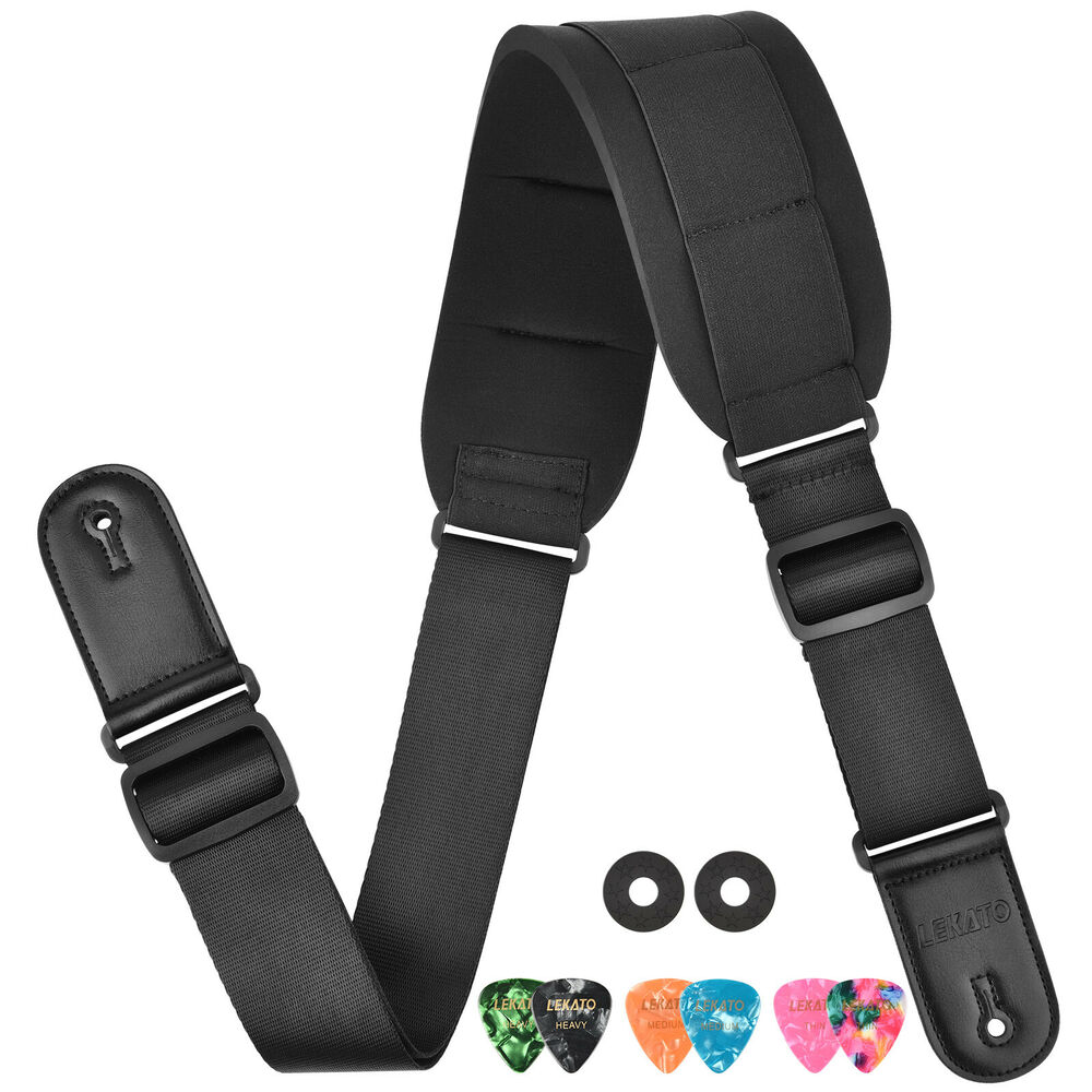 LEKATO Guitar Strap Holder Bel - Guitar Strap Padded recensie en prijs