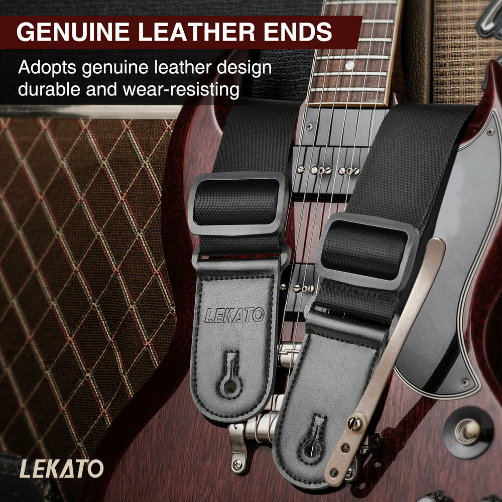 LEKATO Guitar Strap Holder Bel - Guitar Strap Padded recensie en prijs