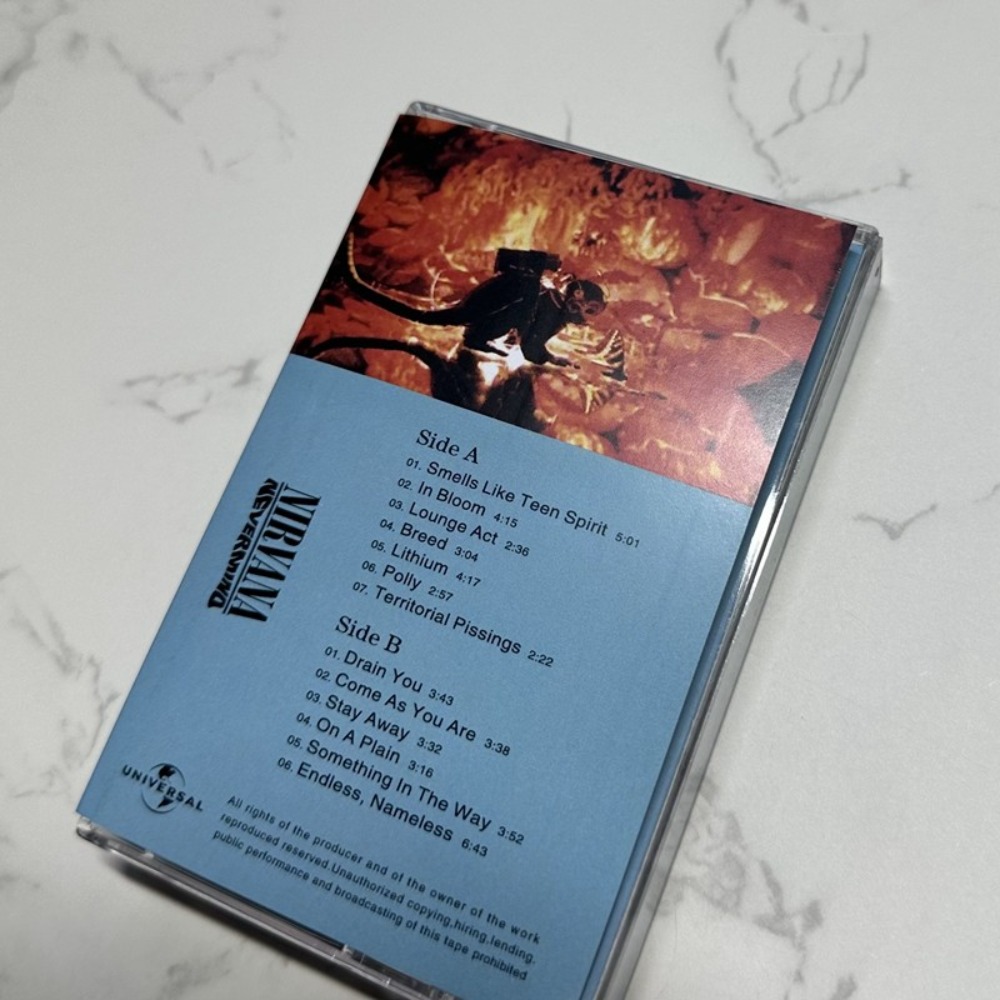 Nirvana Cassette Tape Rock Eng - Music Song Audio recensie en prijs