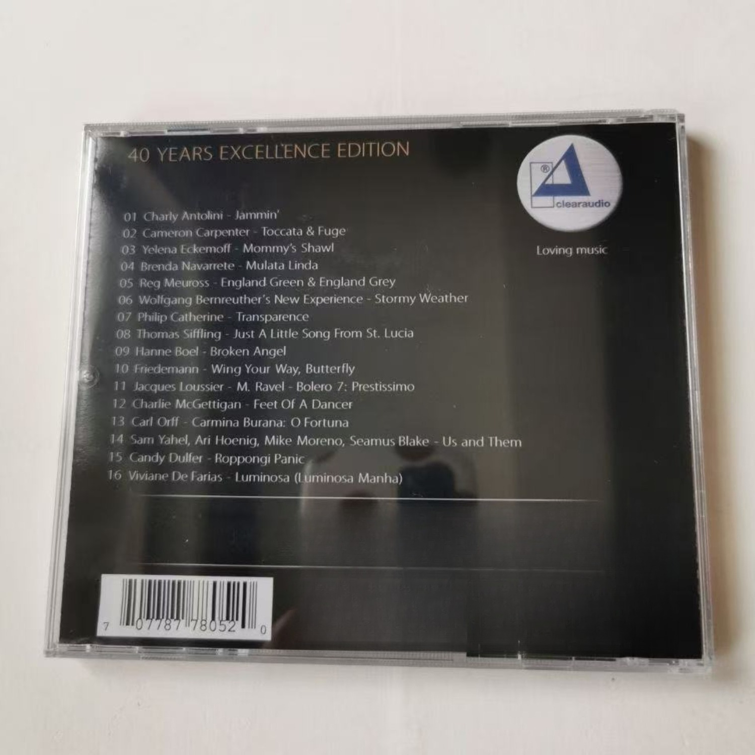 Audiophile HQ CD Clearaudio 40 - Audio Music Test recensie en prijs