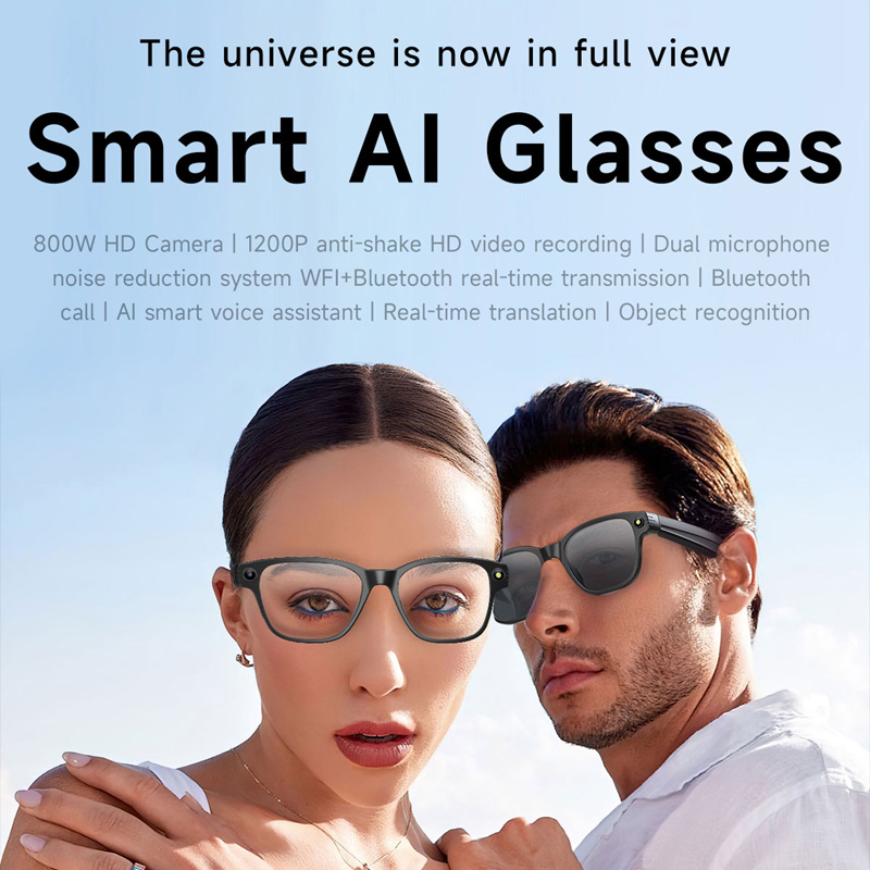 AI Smart Glasses 8 Million Cam - Audio Music For Video recensie en prijs