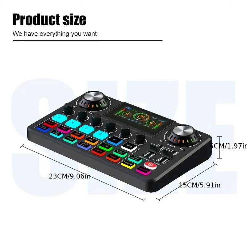 Audio Mixer, Live Sound Card W - Audio Music Voice Changer recensie en prijs