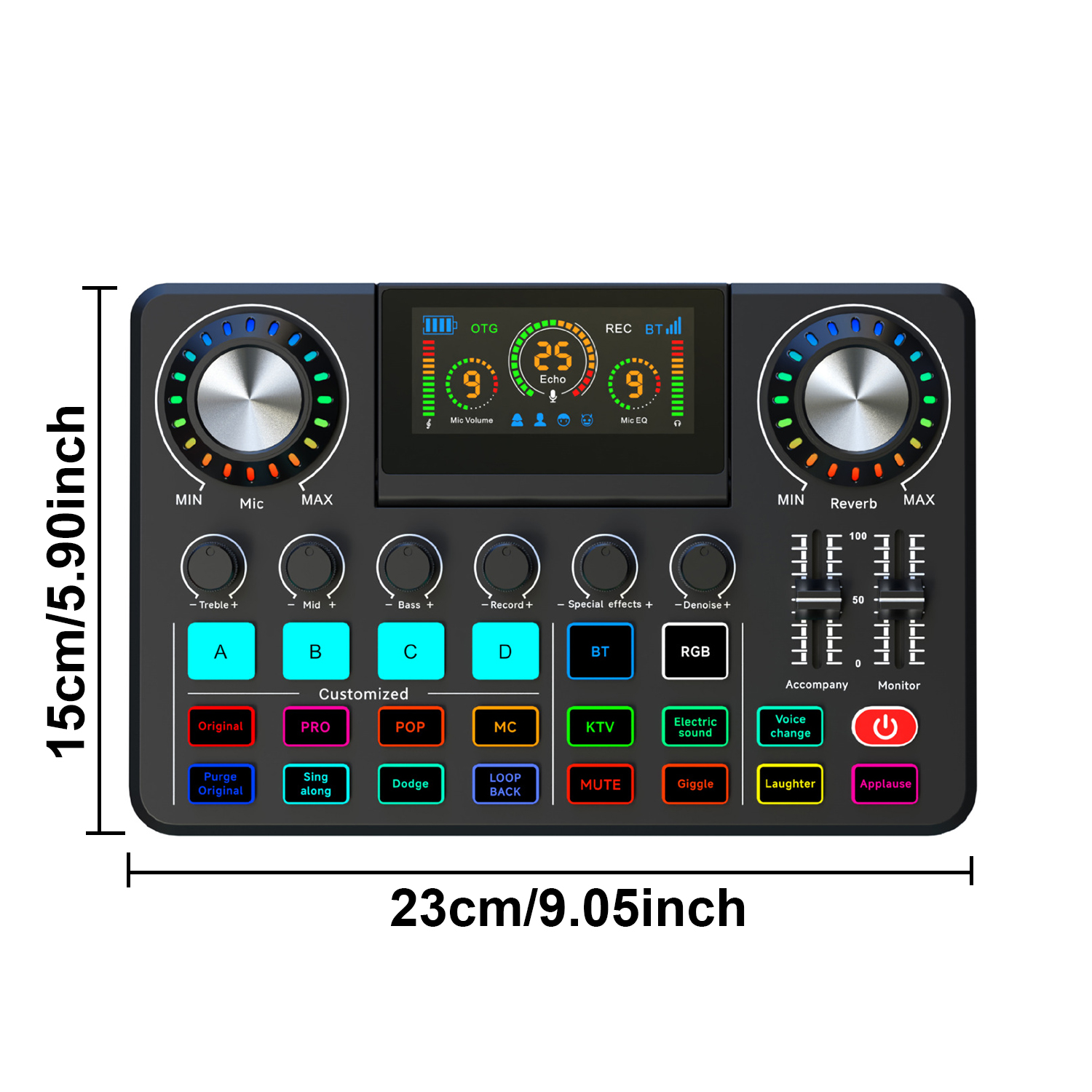 Audio Mixer, Live Sound Card w - Audio Music Voice Changer recensie en prijs
