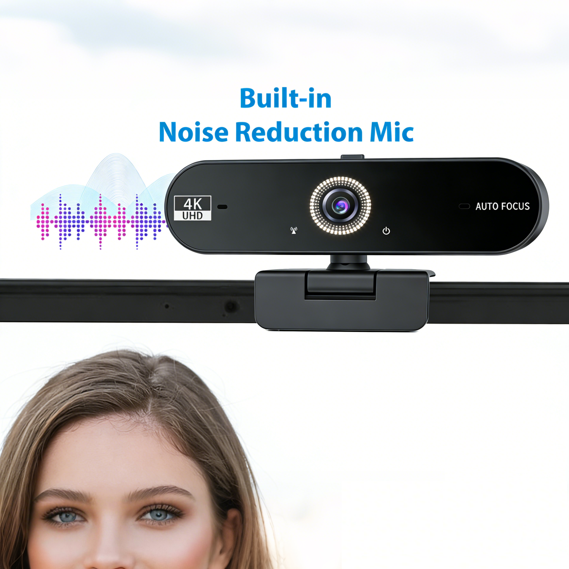 4K Webcam for PC 30fps Autofoc - Contact Pickup Mic recensie en prijs
