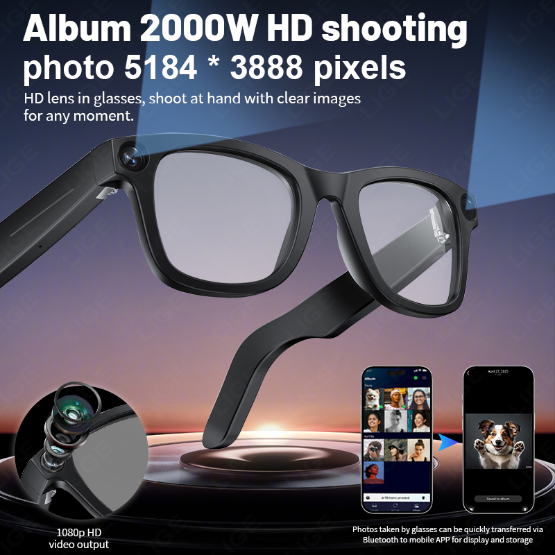 AI Smart Glasses Camera 800W B - Audio Music To Video Ai Free recensie en prijs